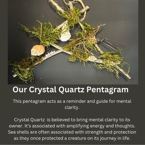 Crystal Quartz Pentagram